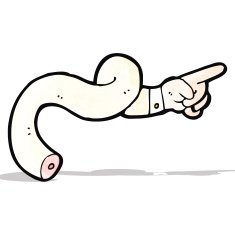 pointing hand cartoon N3