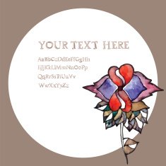 Watercolor Flowers N14