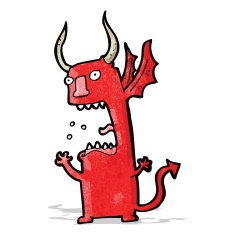 funny cartoon devil