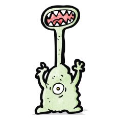 cartoon weird alien N4