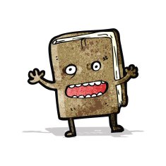 old book cartoon character N2