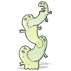 cartoon spooky ghost N4