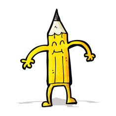 Cartoon Pencil N11
