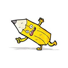 Cartoon Pencil N13