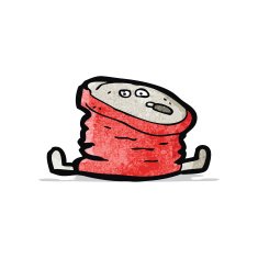 crushed cola can cartoon character