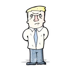 cartoon annoyed man N2