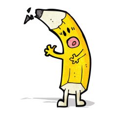 Pencil Cartoon Character N5