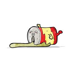 gross junk food cola can cartoon