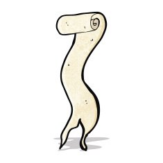 cartoon scroll banner