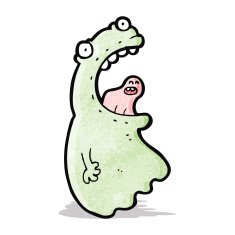 funny spooky ghost cartoon N4