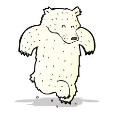 Dancing Polar Bear Cartoon N2