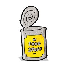 cartoon food can N2