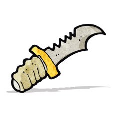 Cartoon Knife N11