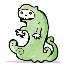spooky ghost cartoon N2