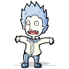 cartoon vampire boy
