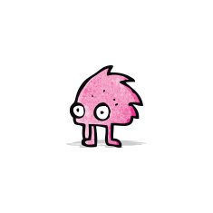 cartoon little monster N7