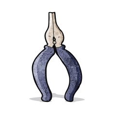Cartoon Pliers N3