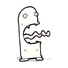 cartoon little ghost