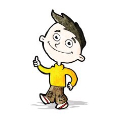 cartoon happy boy N2