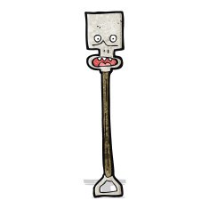 cartoon spade