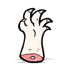 Cartoon Monster Hand N2