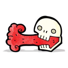 spooky skull symbol