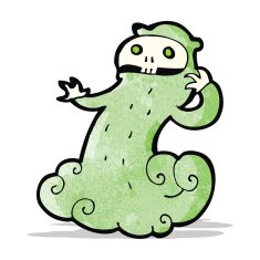 cartoon spooky ghost N9