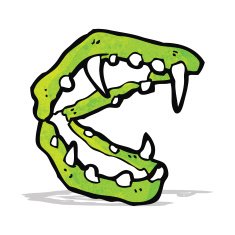 Cartoon Vampire Teeth N4