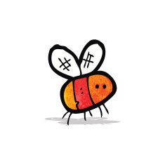 Cartoon Bee N69