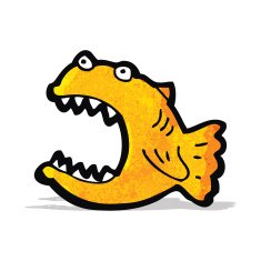 Cartoon Piranha N6