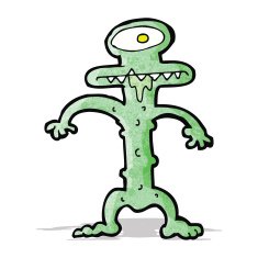 cartoon little monster N11