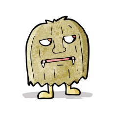 Cartoon Hairy Monster N2