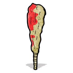 cartoon bloody club