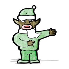 Cartoon Christmas Elf N25