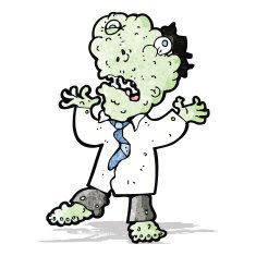 cartoon mutant monster man N2