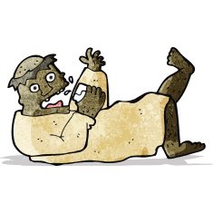 drunk monk cartoon