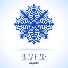 Doodle snow flake N8