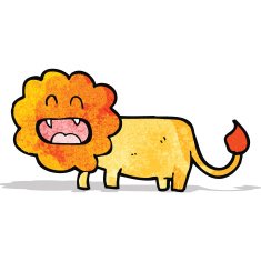 Cartoon Lion N33