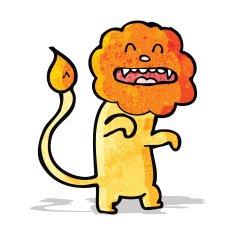 Cartoon Lion N35