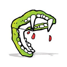 Cartoon Vampire Fangs N3