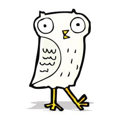 Cartoon Owl N33