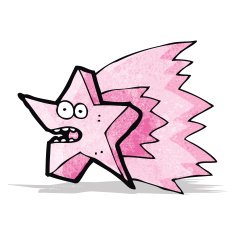 Shooting Star Cartoon N14