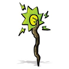 Cartoon Magic Staff N2