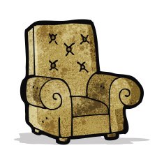 cartoon leather chair