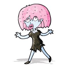 Cartoon Vampire Girl N5