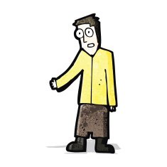cartoon man gesturing N3