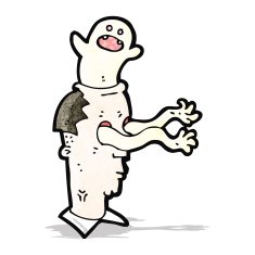 cartoon man possessed by ghosts N2