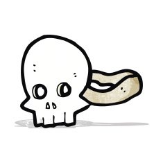 cartoon skull mask N2