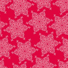 Seamless pattern with decorative snowflakes N6