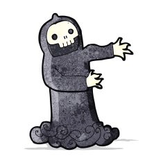 cartoon spooky ghoul N9